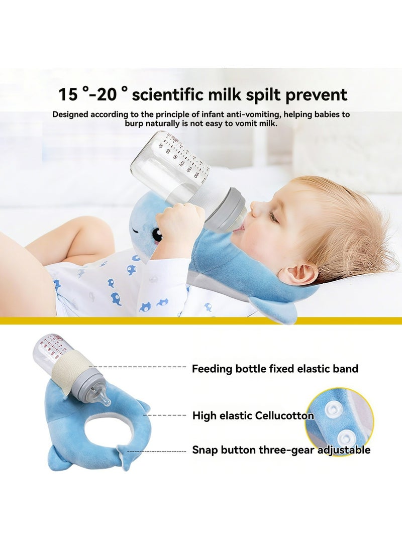 Dominy Breastfeeding Pillow for Baby, Hands Free Nursing Pillow for Infant Cheeks,Baby Bottle Feeding Support Pillow- Independent Nursing Support Pad for Newborns & Infants, Ergonomic Feeding Aid - Image 4