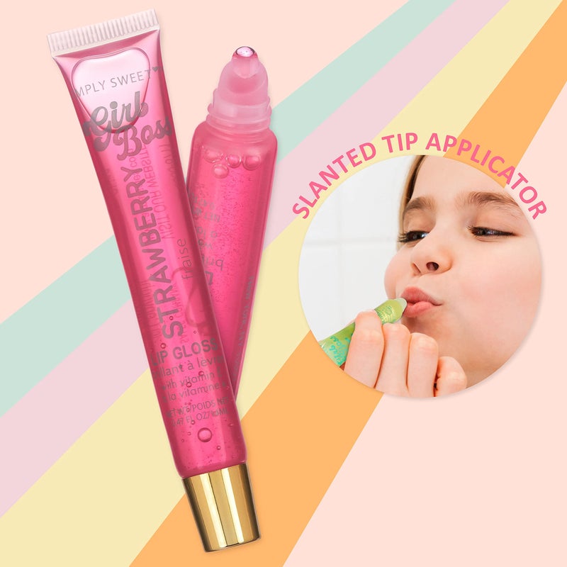 EXPRESSIONS 12pc Clear Lip Gloss Pack - Oils With Vitamin E and Essential Oils, Flavored Clear Tubes, Hydrating Glow Oil, Tinted Oil, Moisturizer - Image 3