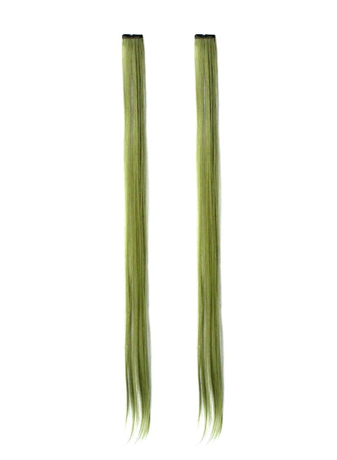 غلان مجموعة من 4 خصلات شعر ملونة من Gln للأطفال والفتيات والنساء - Image 3