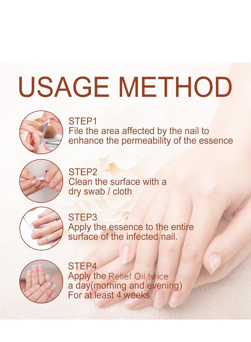 جايسوينغ مصل تقوية نمو الأظافر لمدة 7 أيام - 20 مل زيت إصلاح الأظافر للأظافر التالفة والهشة ، يعزز نمو الأظافر بشكل أسرع ويقوي الأظافر ، علاج شفاف - Image 4