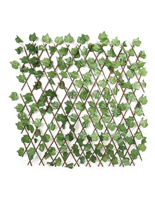بلومنغ تايم 1.2m Artificial Extendable IVY Leaves Fence for Vertical Wall Garden Decoration - Image 3