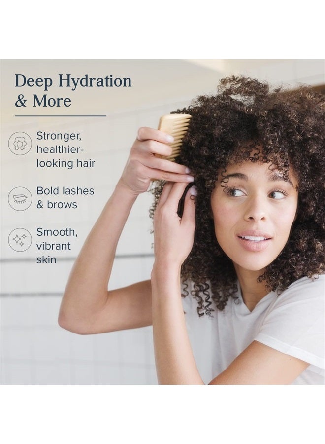 Heritage Store زيت الخروع، معصور على البارد، ترطيب غني للشعر والبشرة النابضة، رموش وحواجب جريئة، بدون هكسان (4 أونصة) (4 أونصة سائلة) - Image 2