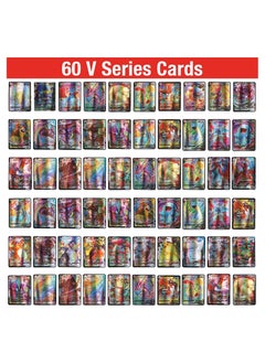 Pokemon 100 PCS Vmax Rare Cards Deck Box (60V Cards +40Vmax Cards) No Duplicates for Game Card, Good Gift for Kids Party  - Image 4