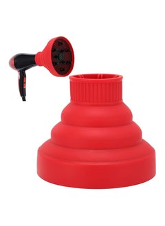 Betued Hair Blow Dryer Diffuser, Universal Hair Dryer Diffuser, Hair Diffuser for Curly Hair, Diffuser Attachment for Hair Dryer for Salon or Individual Usage(red)  - Image 1