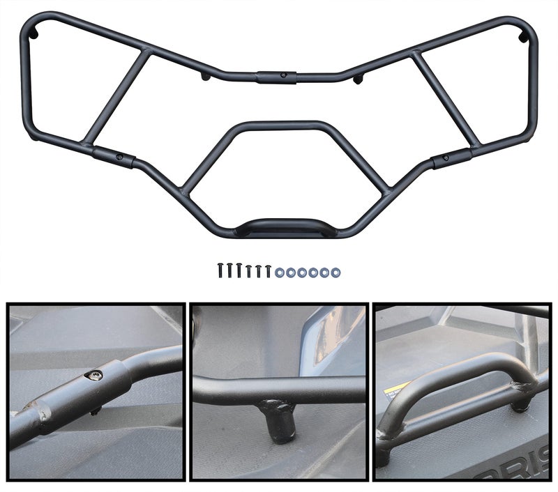SAUTVS Front Rack Extender for Polaris Sportsman 570 450 2021 2022 2023 2024 2025, Front Steel Heavy Duty Rack Extender for Polaris Sportsman 570 450 H.O. 2021-2025 Accessories, (Replace #2884842) - Image 4