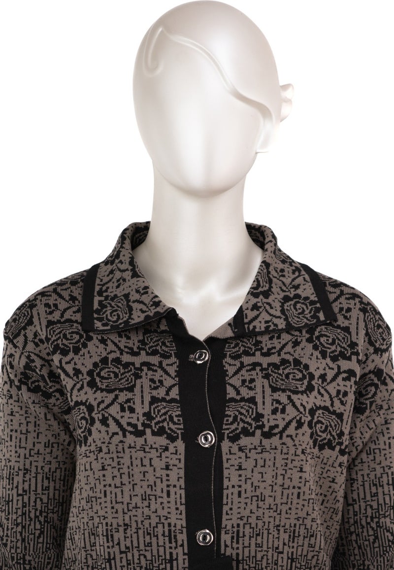 Oppland Women's Mother Cardigan Knitwear Buttoned with Pockets Woolen Woven  - Image 3