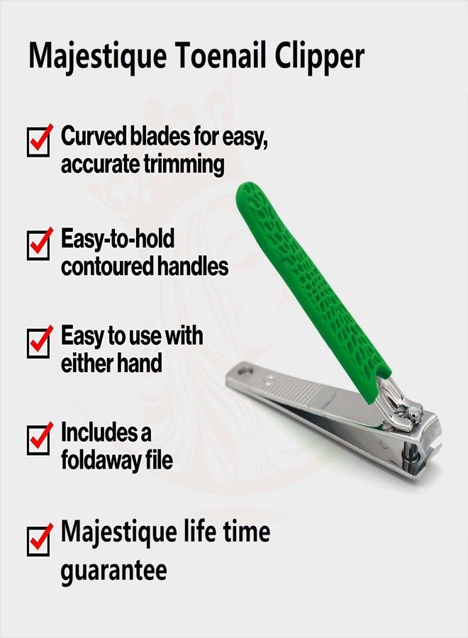 Majestique Nail Cutter Set with Comfort Grip Stainless Steel, Manicure Pedicure Finger & Toe Nail Care, Nail File Sharp Nail Cutter for Men and Women (Color May Very) - Image 2