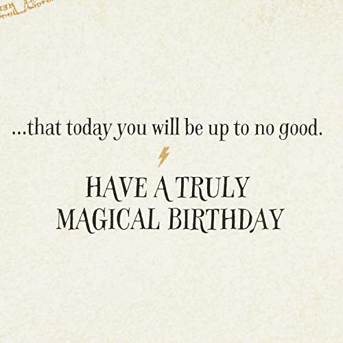 Hallmark Harry Potter Birthday Card (Marauder's Map) - Image 3