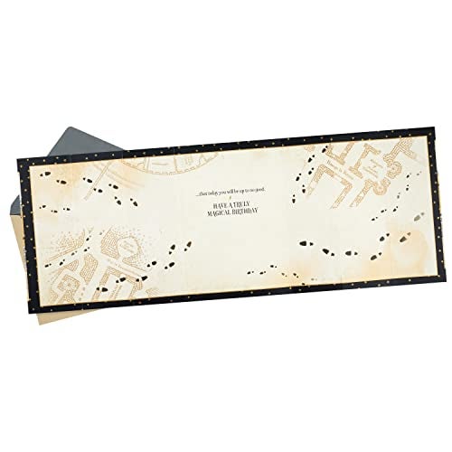Hallmark Harry Potter Birthday Card (Marauder's Map) - Image 2