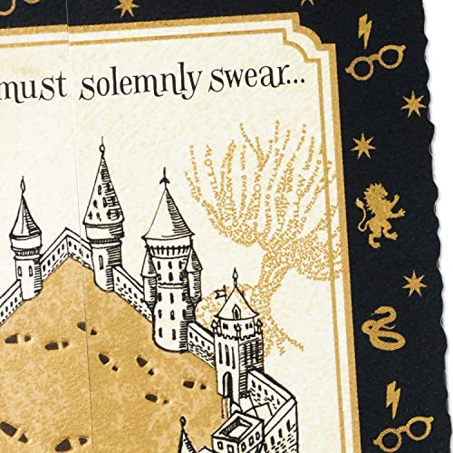 Hallmark Harry Potter Birthday Card (Marauder's Map) - Image 4