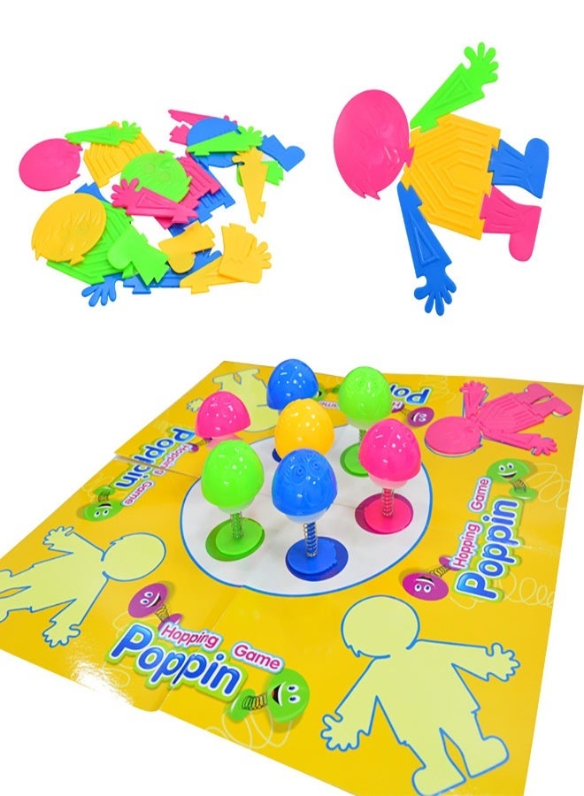 Poppin Hopping Desktop Puzzle Board Games, Catching Bouncing People Parent-Child Toys - Image 2