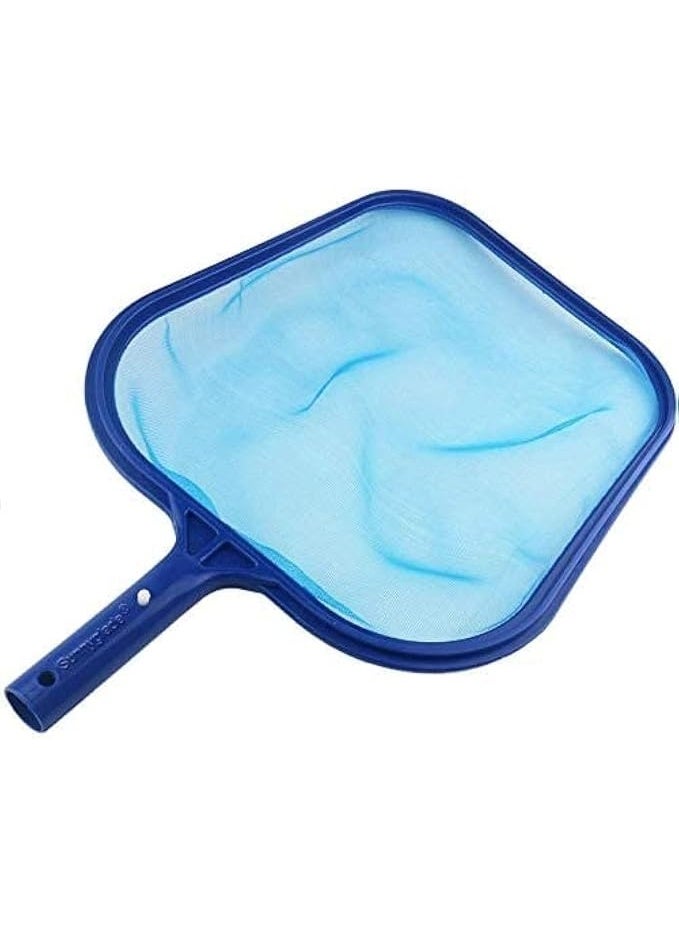 My souq Flat Pool Skimmer Net Leaf Rake Skimmer Mesh with Heavy-Duty Plastic Frame for Swimming Pools and Ponds - Blue - Image 1