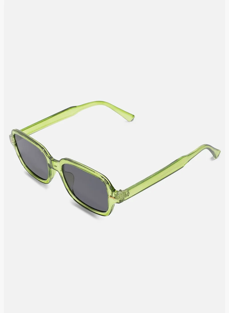 French Accent Polarized Full Rim Oval Sunglass For Men