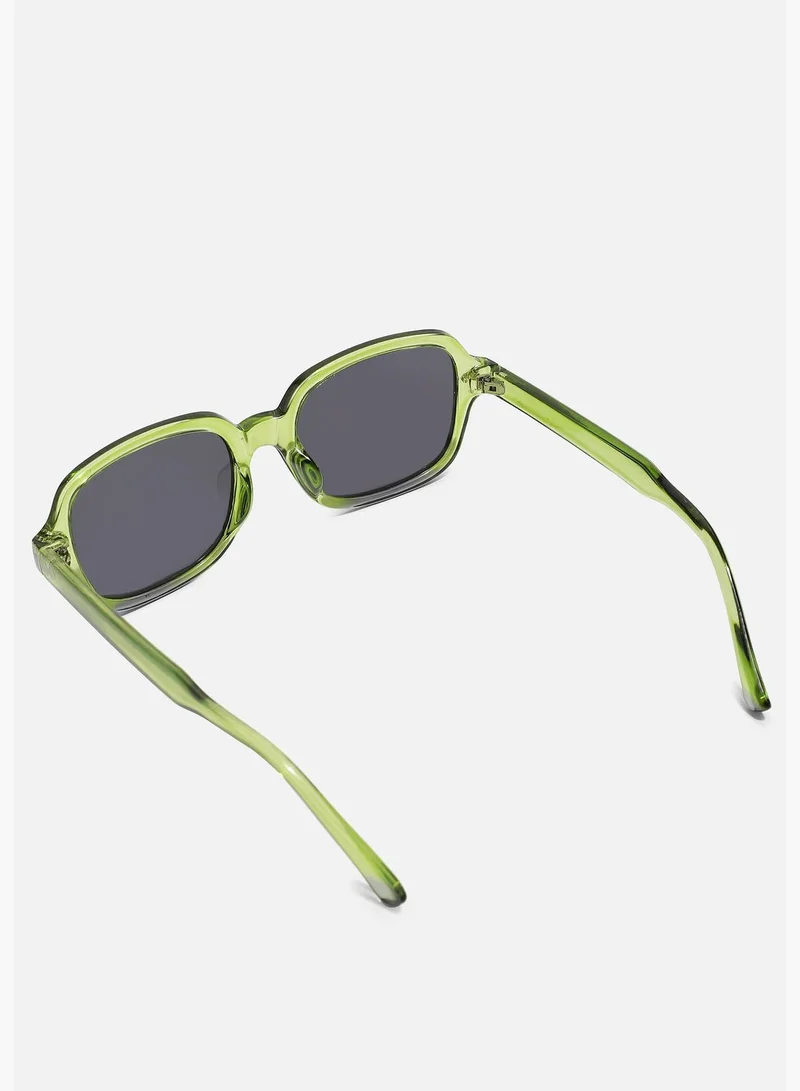 French Accent Polarized Full Rim Oval Sunglass For Men