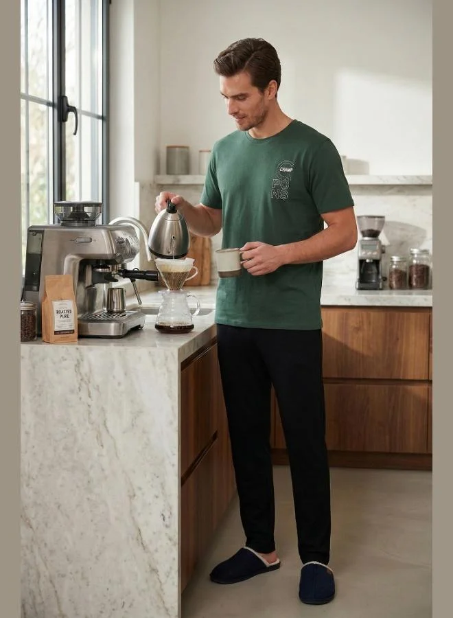 Buratti Cotton Regular Fit Printed Pajama Set for Men PAJAMA SET 6096160