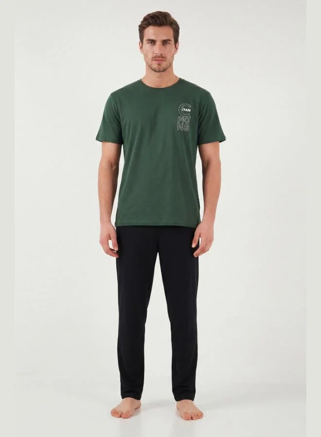 Buratti  Buratti Cotton Regular Fit Printed Pajama Set for Men PAJAMA SET 6096160 for Men | Best Price UAE