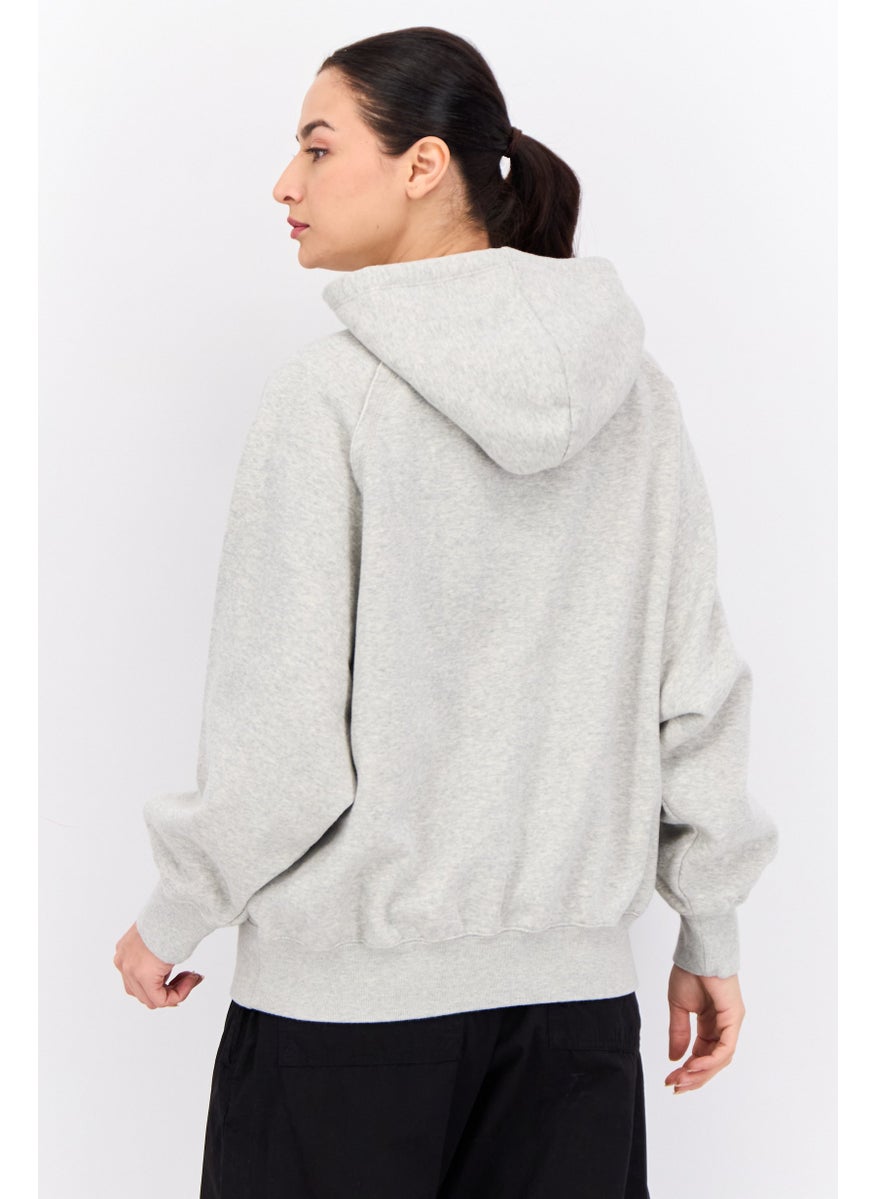 Champion - Women Custom Fit Long Sleeves Outdoor Sweatshirt, Grey - Image 1