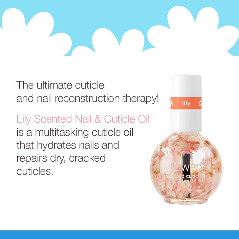 Flowery Lily Scented Cuticle Oil, 0.5 oz, 1 Pack - Image 3