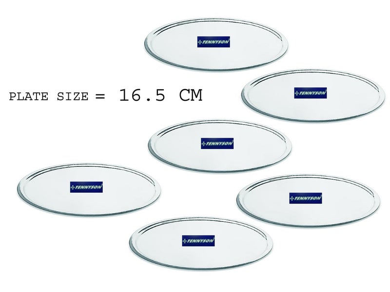 TENNYSON Stainless Steel PUTTU/VADAGAM 6 Plates (Without Stand) - Image 2