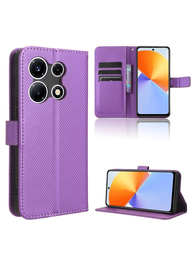 Zaboon Case For Infinix Note 30 VIP Diamond Texture Leather Phone Case - Image 1