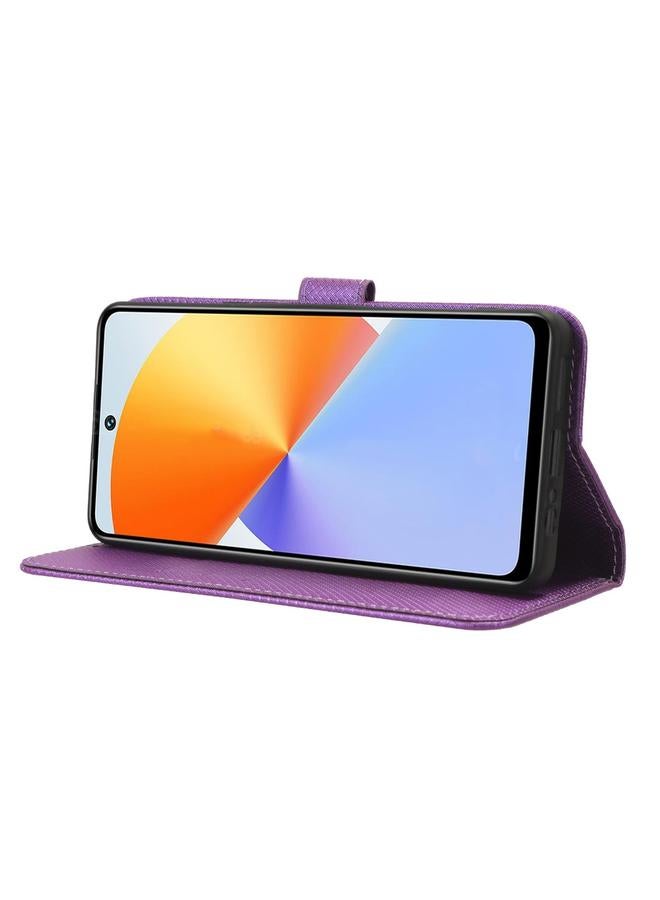 Zaboon Case For Infinix Note 30 VIP Diamond Texture Leather Phone Case - Image 5