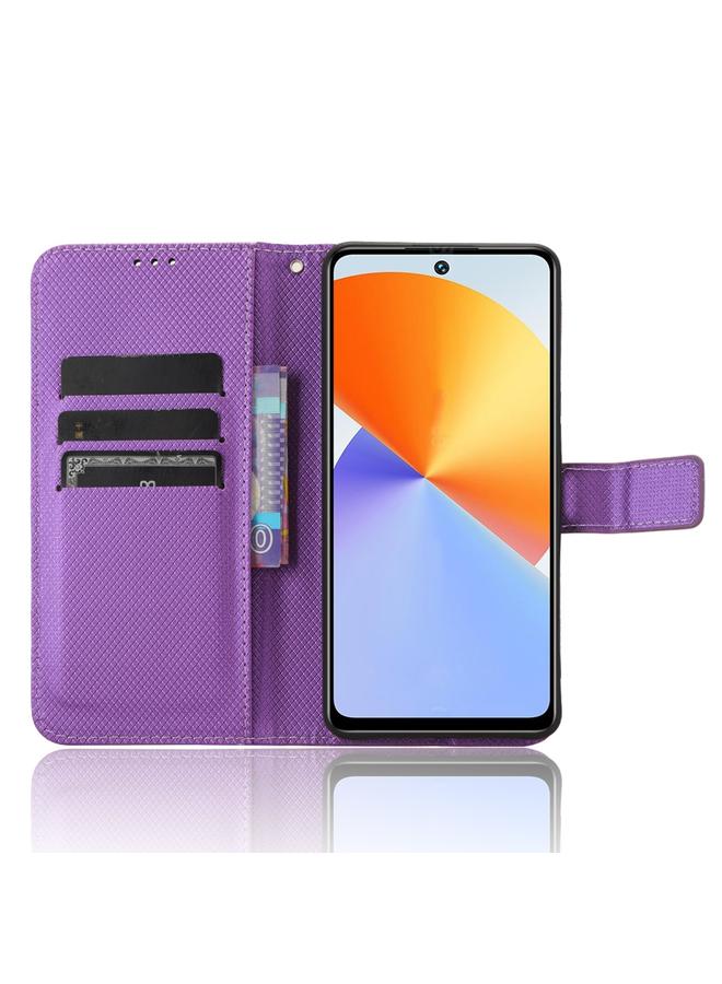 Zaboon Case For Infinix Note 30 VIP Diamond Texture Leather Phone Case - Image 4