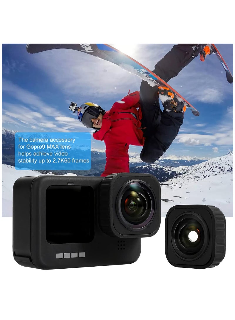 Max Lens Mod for Gopro Hero 11/10 Black/Hero9 Black with 155° Wide Angle Lens, Accessories for Hero 11/10/9, with Adopt Anti-Skid and Waterproof Design - Image 3