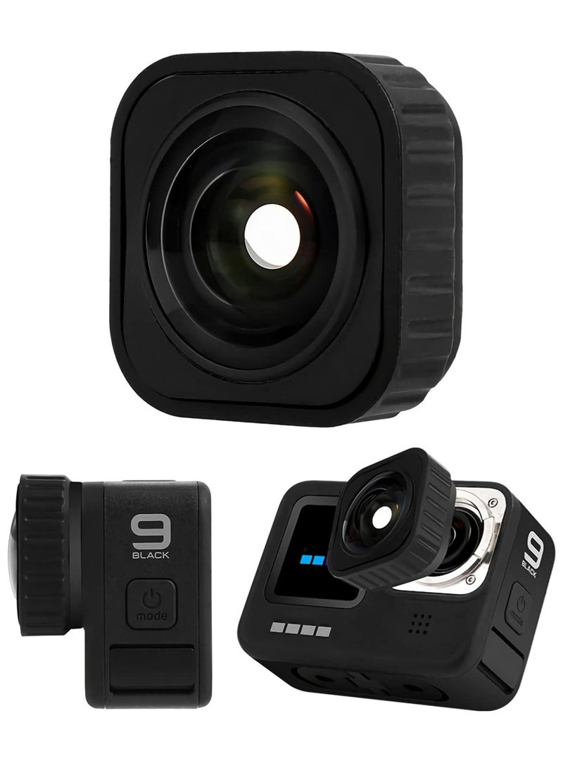 Max Lens Mod for Gopro Hero 11/10 Black/Hero9 Black with 155° Wide Angle Lens, Accessories for Hero 11/10/9, with Adopt Anti-Skid and Waterproof Design - Image 1