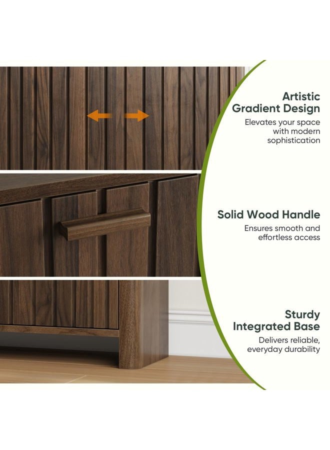 Smart FENDEE Shoe Cabinet Gradient Wood - Image 3