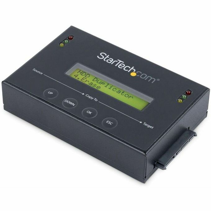 Startech.com 1:1 Standalone Hard Drive Duplicator & Eraser, Sata Hdd / Ssd Disk Cloner / Copier / Wiper / Sanitizer, Cloning / Recovery Tool, Lcd Display, Taa Compliant, Os Independent (Satdup11) - Image 4