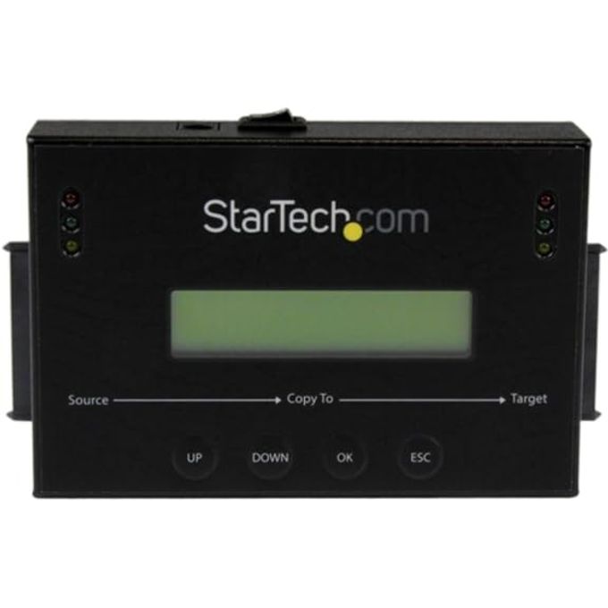 Startech.com 1:1 Standalone Hard Drive Duplicator & Eraser, Sata Hdd / Ssd Disk Cloner / Copier / Wiper / Sanitizer, Cloning / Recovery Tool, Lcd Display, Taa Compliant, Os Independent (Satdup11) - Image 2
