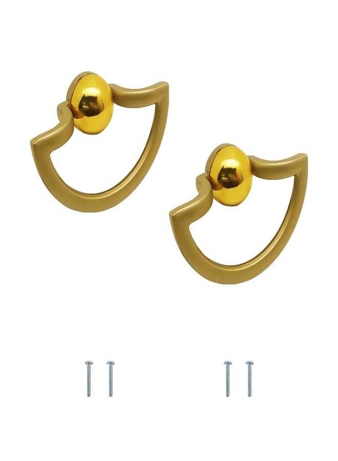 VOLO Knobs for Drawers and Cabinets - Versatile Solution for Home, Kitchen, Office, and Hotel (Model S-194) (2, Gold) - Image 1