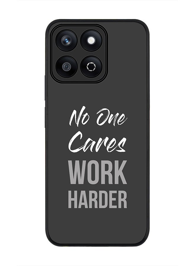 Stylizedd For Honor X7c 4G Case,Slim fit Camera Protection, Shockproof Thin Phone cover  -  Work Harder - Image 1