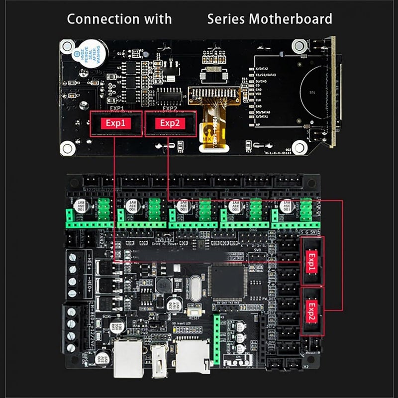 لوحة تحكم شاشة ذكية رسومية LCD Mini12864 V3 تدعم إعدادات إضاءة الخلفية باستخدام Gcode لعشاق الطابعات - Image 3