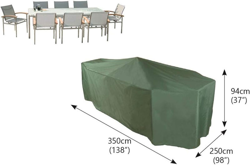 Bosmere C538 Outdoor Cover 138 x 96 x 37 Green - Image 2