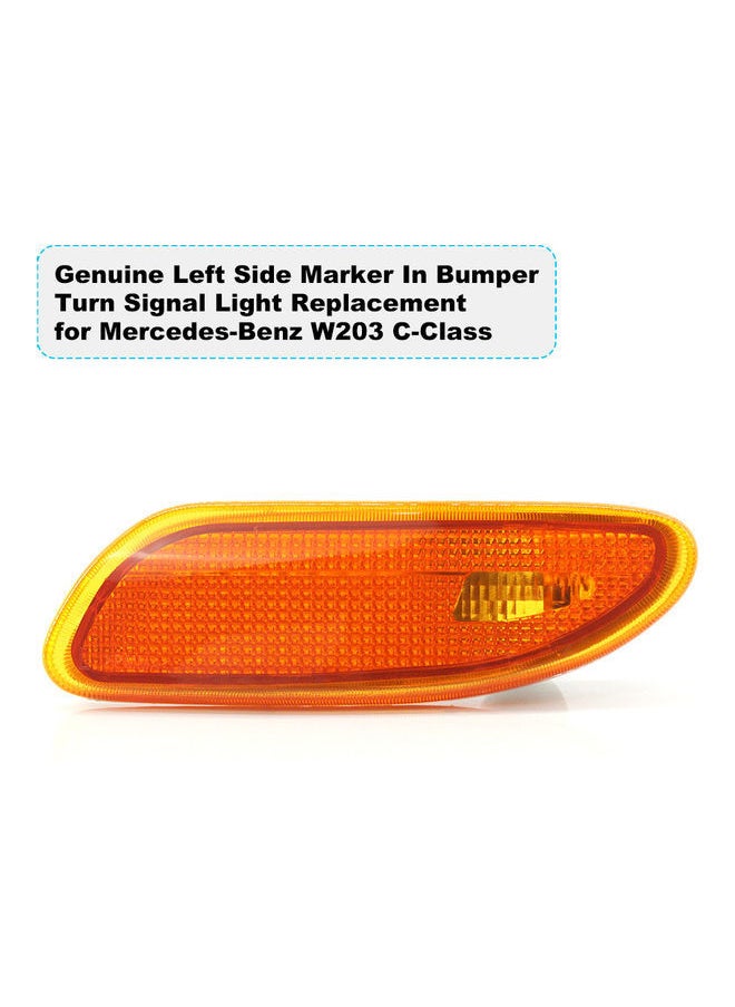NIBEMINENT Replacement Left Side Marker Bumper Turn Signal Light For Mercedes-Benz W203 C-Class  - Image 3