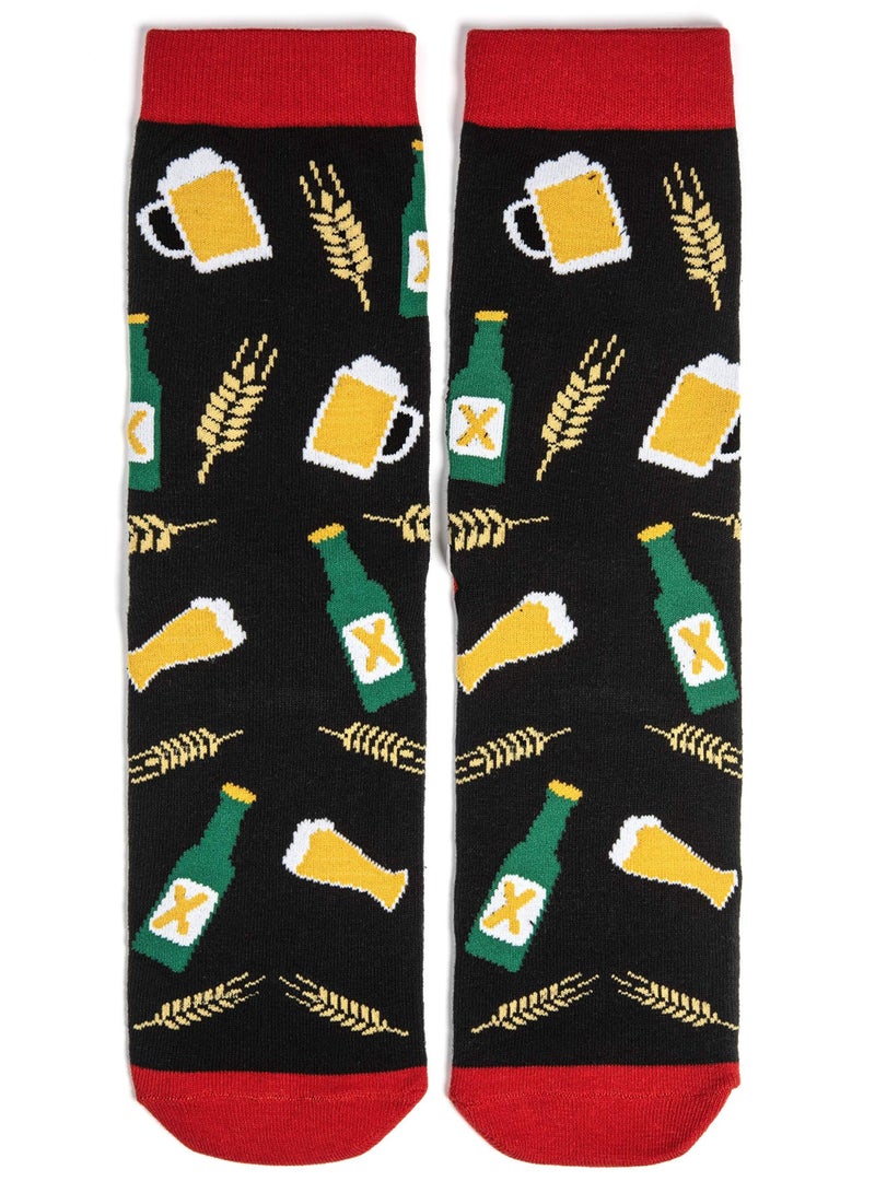 KASTWAVE Men's Socks Funny Socks Warm Breathable Novelty Gift Novelty Gifts - Image 4