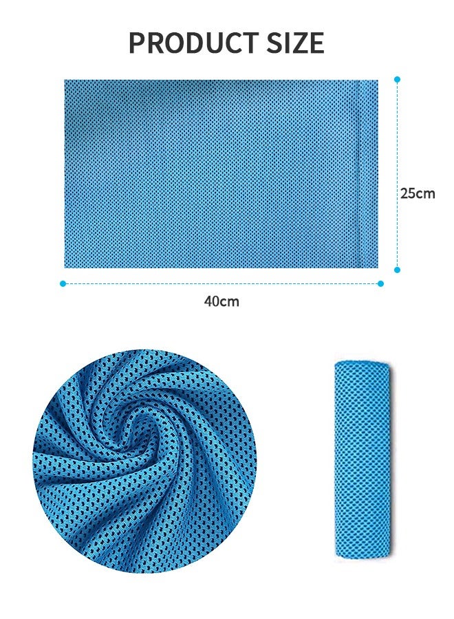 GROIC 2-Pack Sports Wristbands, Cooling Towel Quick Dry Sweat-Absorbent Bracers, Running Wrist Wipes, Sweat Towels, Wrist Support Sports Fitness Gear  - Image 3