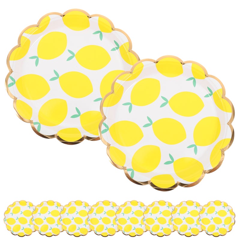 20 pcs Party Paper Plate 22.5cm Pattern Tableware for Parties Picnics and Gatherings paper plate for Birthdays BBQs and Outdoor Events - Image 3