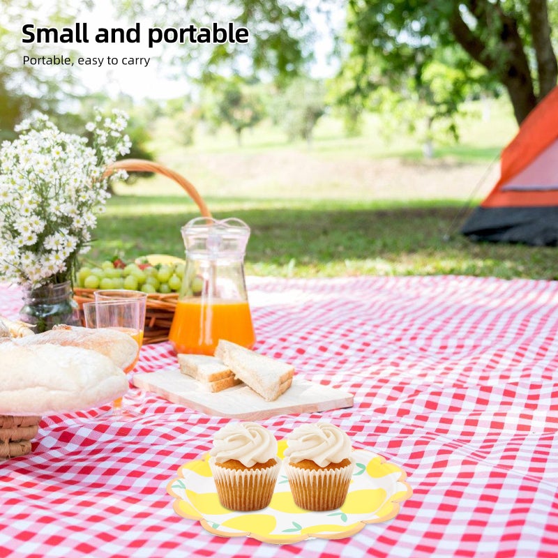 20 pcs Party Paper Plate 22.5cm Pattern Tableware for Parties Picnics and Gatherings paper plate for Birthdays BBQs and Outdoor Events - Image 5