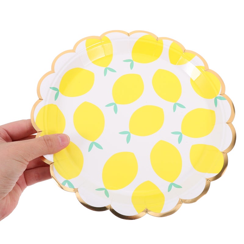 20 pcs Party Paper Plate 22.5cm Pattern Tableware for Parties Picnics and Gatherings paper plate for Birthdays BBQs and Outdoor Events - Image 4