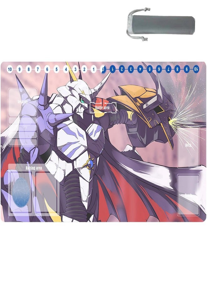 sabermaster DTCG playmat Duel Mat Gaming Competition Pad Card Binder Deck 35x60CM 13.7x23.6in - Image 1