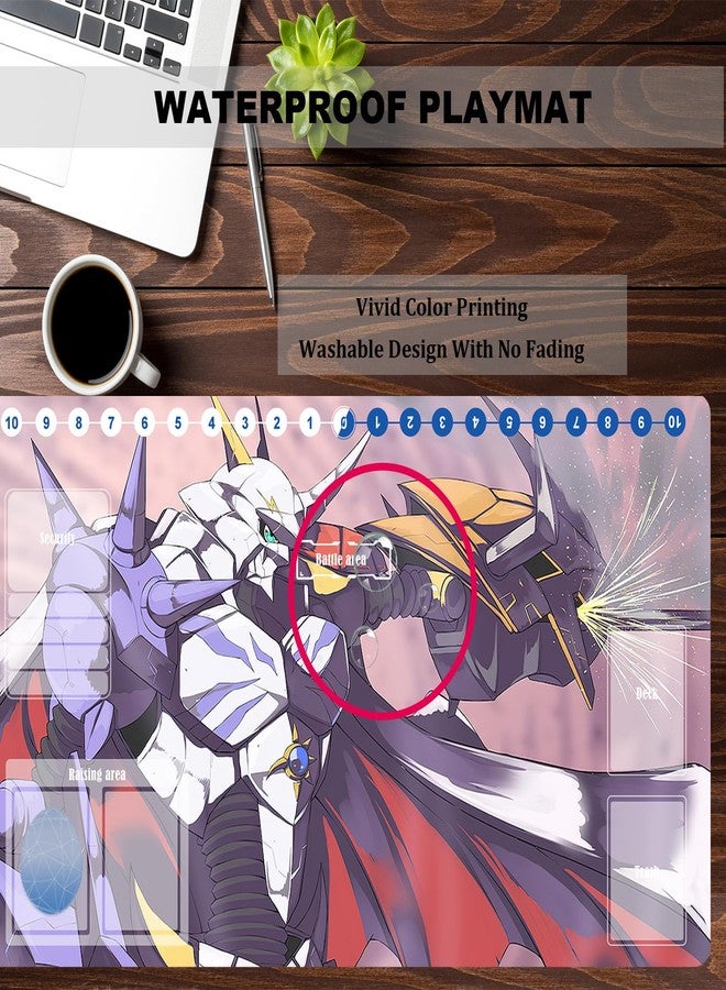 sabermaster DTCG playmat Duel Mat Gaming Competition Pad Card Binder Deck 35x60CM 13.7x23.6in - Image 3