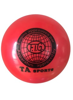 TA SPORT Sport Rgb-101 Artistic Gymnastics Ball, 19 Cm, Red  - Image 2