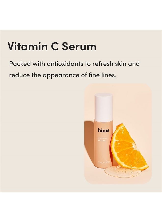 HIMS & HERS hims vitamin c serum for men - Brighten Skin Tone, Balance Complexion - Vitamin C, Highly Concentrated, Lightweight, Citrus Scent - Vegan, Cruelty-Free, No Parabens - (1oz) - Image 5