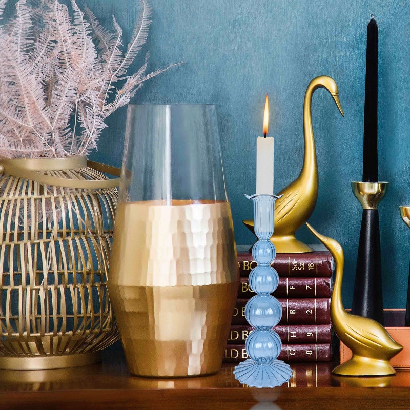 Romantic Glass Candlestick Candle Stick for Wedding Party ( ) - Image 4
