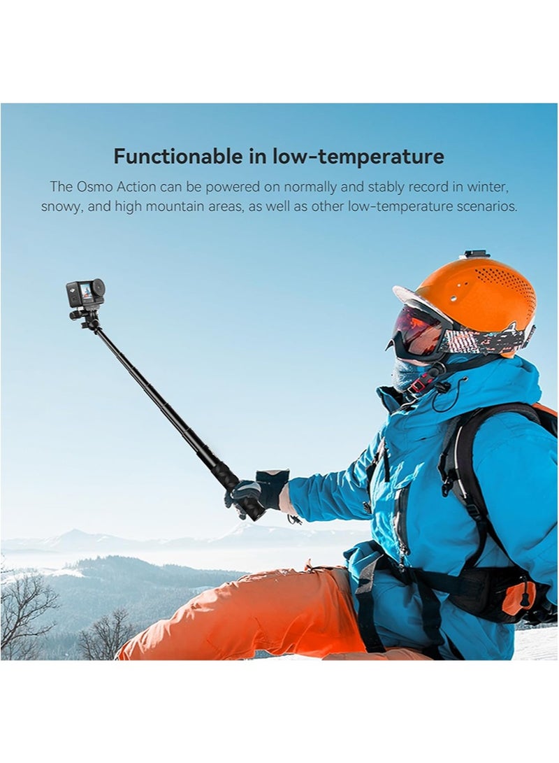 aMagisn بطارية لكاميرات DJI OSMO Action 5/4/3، 1800 مللي أمبير مع حماية متعددة، ملحق بطارية متين، بدون نوافذ منبثقة - Image 3