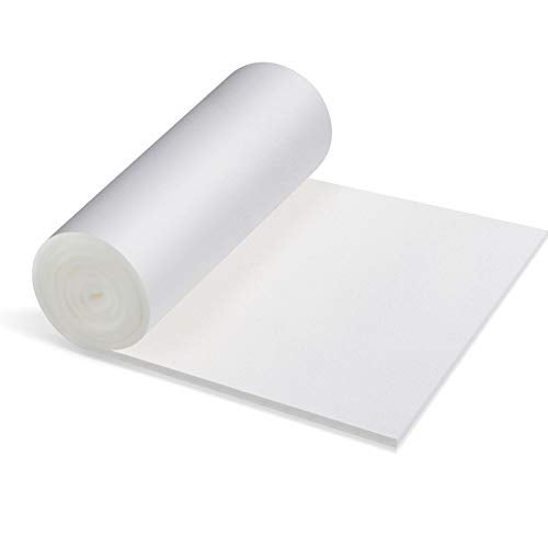 Cushion Sheet Upholstery Foam High Density Foam Padding Seat Replacement Upholstery Wrap Sponge Padding for Cushions Chairs Packing Storage and Shipping79 x 16 x 04 InchWhite