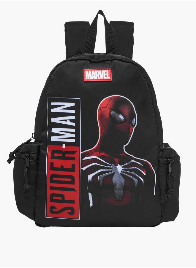 MARVEL Spider-Man Print Backpack with Adjustable Straps and Zip Closure - 25x5x34 cm  - Image 1