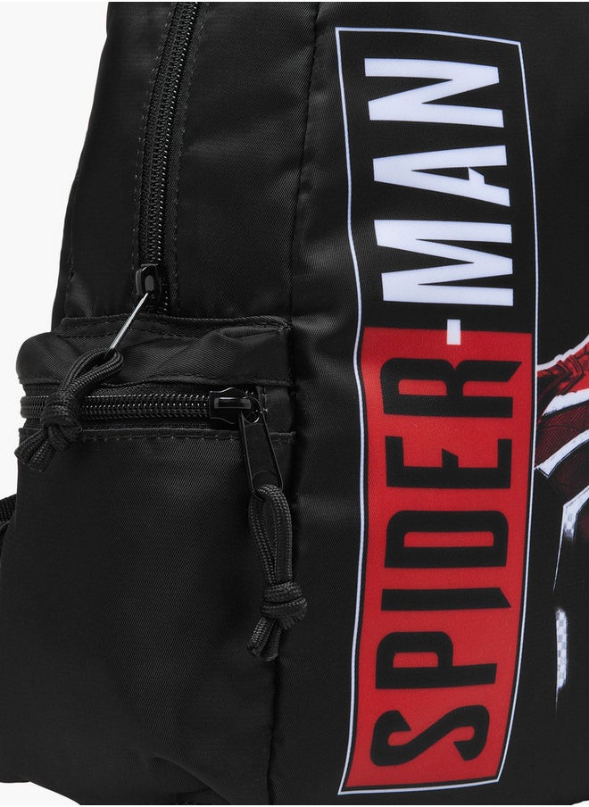 MARVEL Spider-Man Print Backpack with Adjustable Straps and Zip Closure - 25x5x34 cm  - Image 4